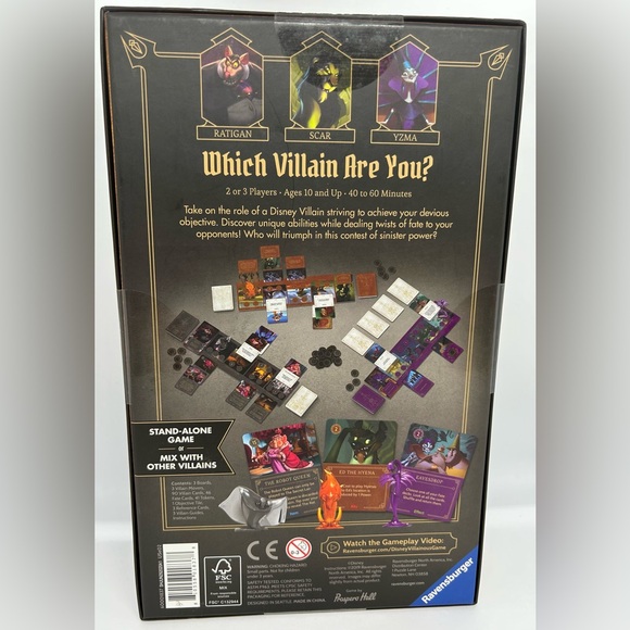 Disney Villainous - Evil Comes Prepared Board Game, NIB. - Picture 2 of 2